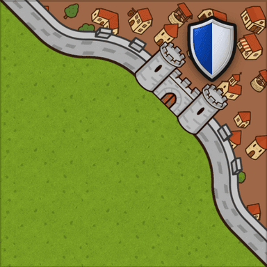 Half city with shield