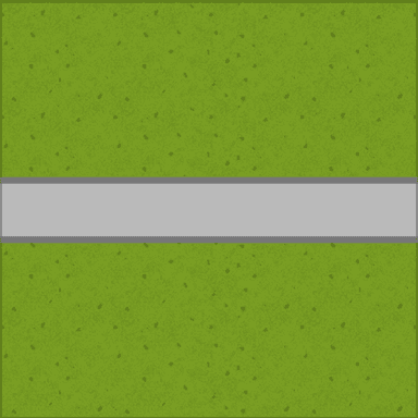 Straight road