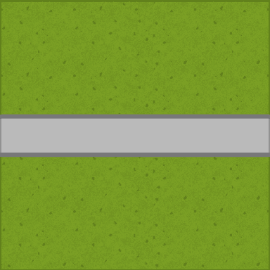 Straight road